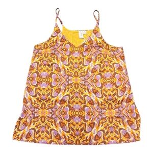 Joie Abstract V-neck Tank Top With Adjustable Straps Size Small NWT